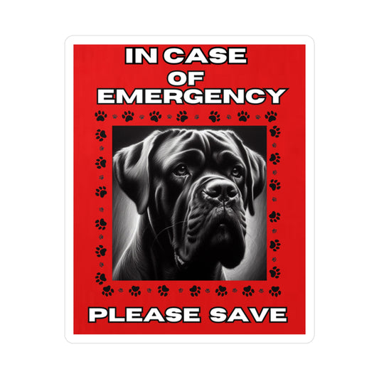 Pet Safety Rescue Vinyl Decal