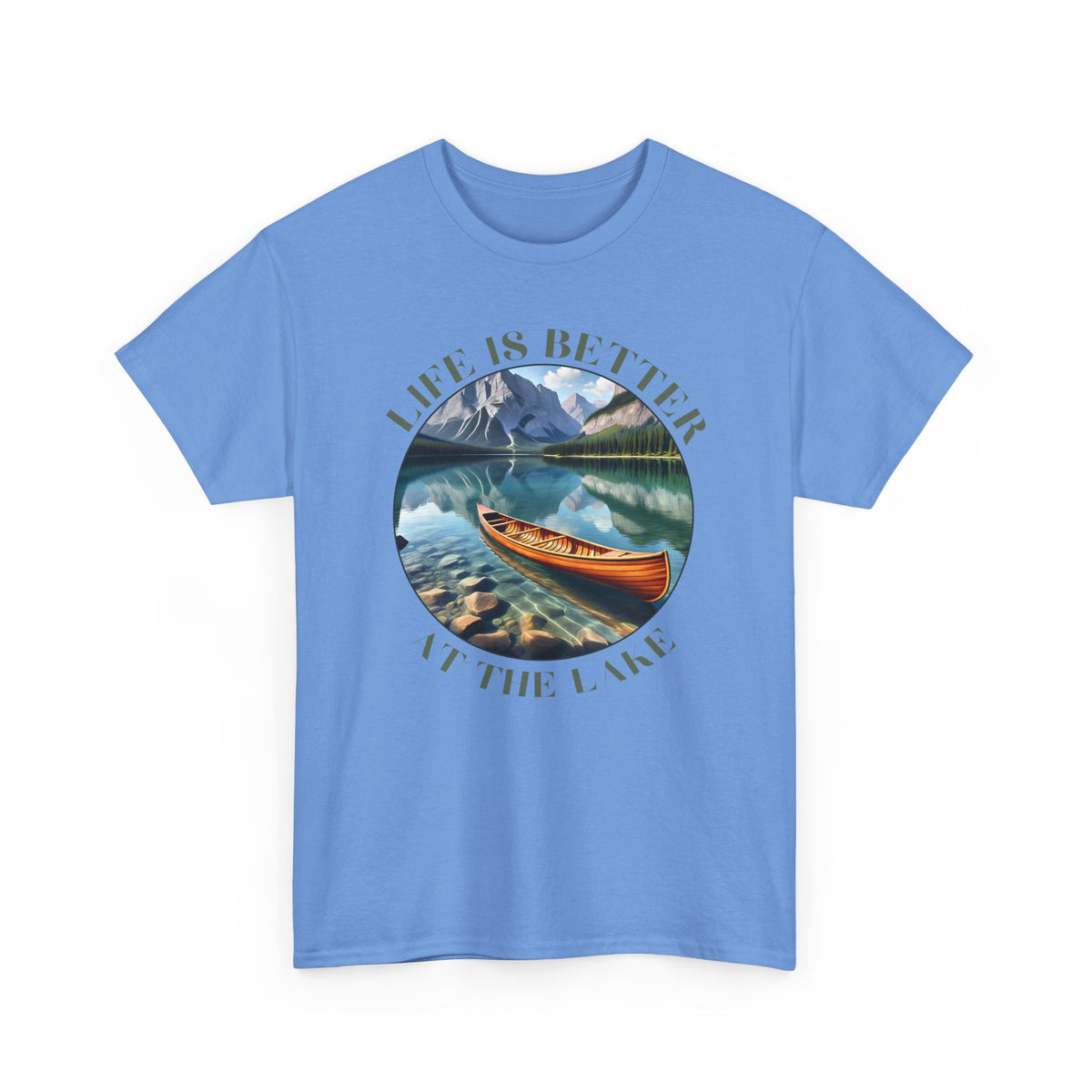 Life Is Better At The Lake Unisex Heavy Cotton Tee