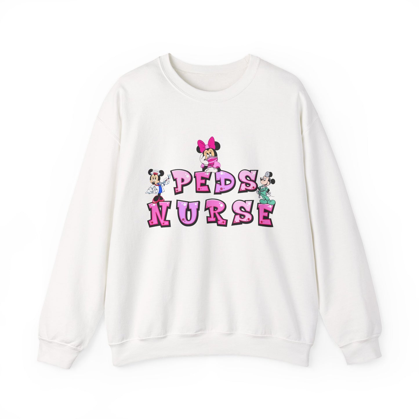 Peds Nurse Unisex Heavy Blend™ Crewneck Sweatshirt