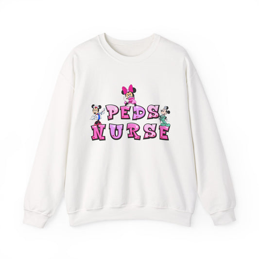 Peds Nurse Unisex Heavy Blend™ Crewneck Sweatshirt
