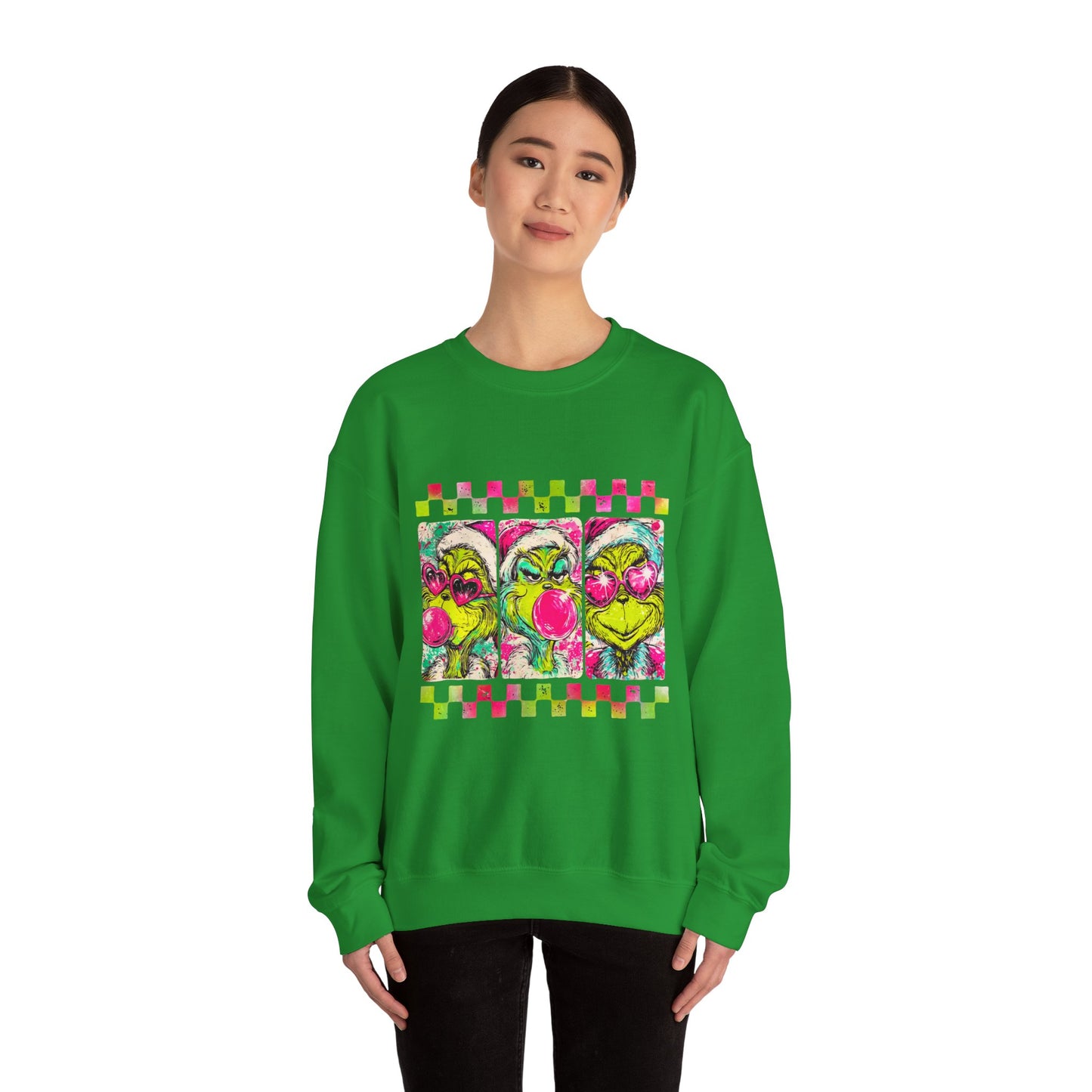 Pop Grinch Unisex Heavy Blend™ Crewneck Sweatshirt