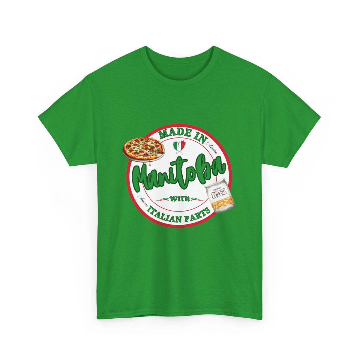 Made In Manitoba With Italian Parts Unisex Heavy Cotton Tee