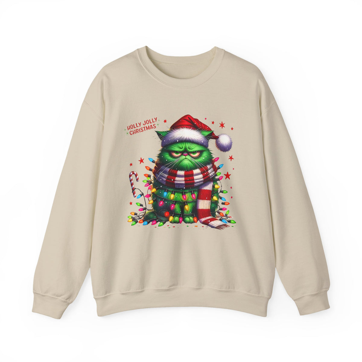 Holly Jolly Christmas Unisex Heavy Blend™ Crewneck Sweatshirt