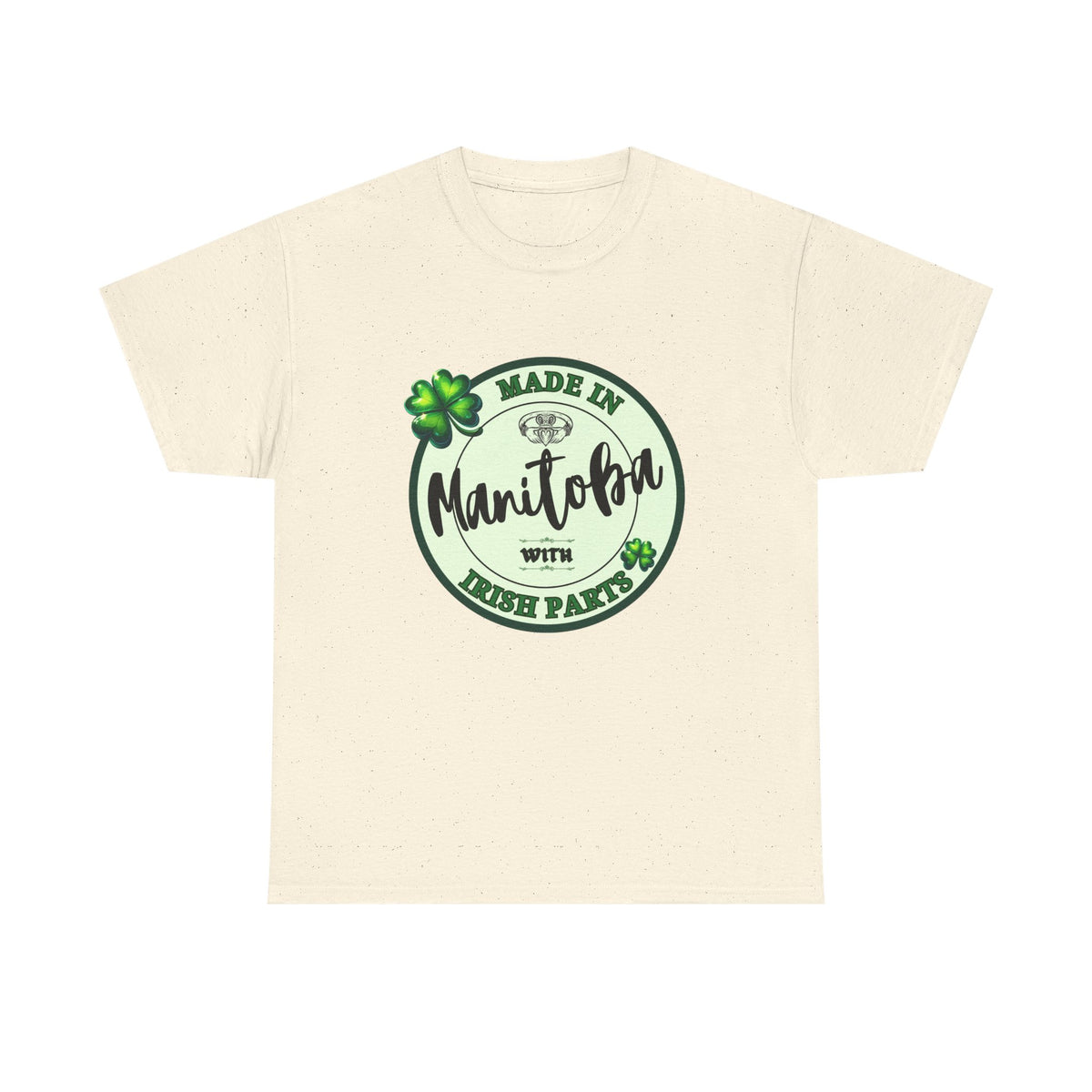 Made In Manitoba With Irish Parts Unisex Heavy Cotton Tee