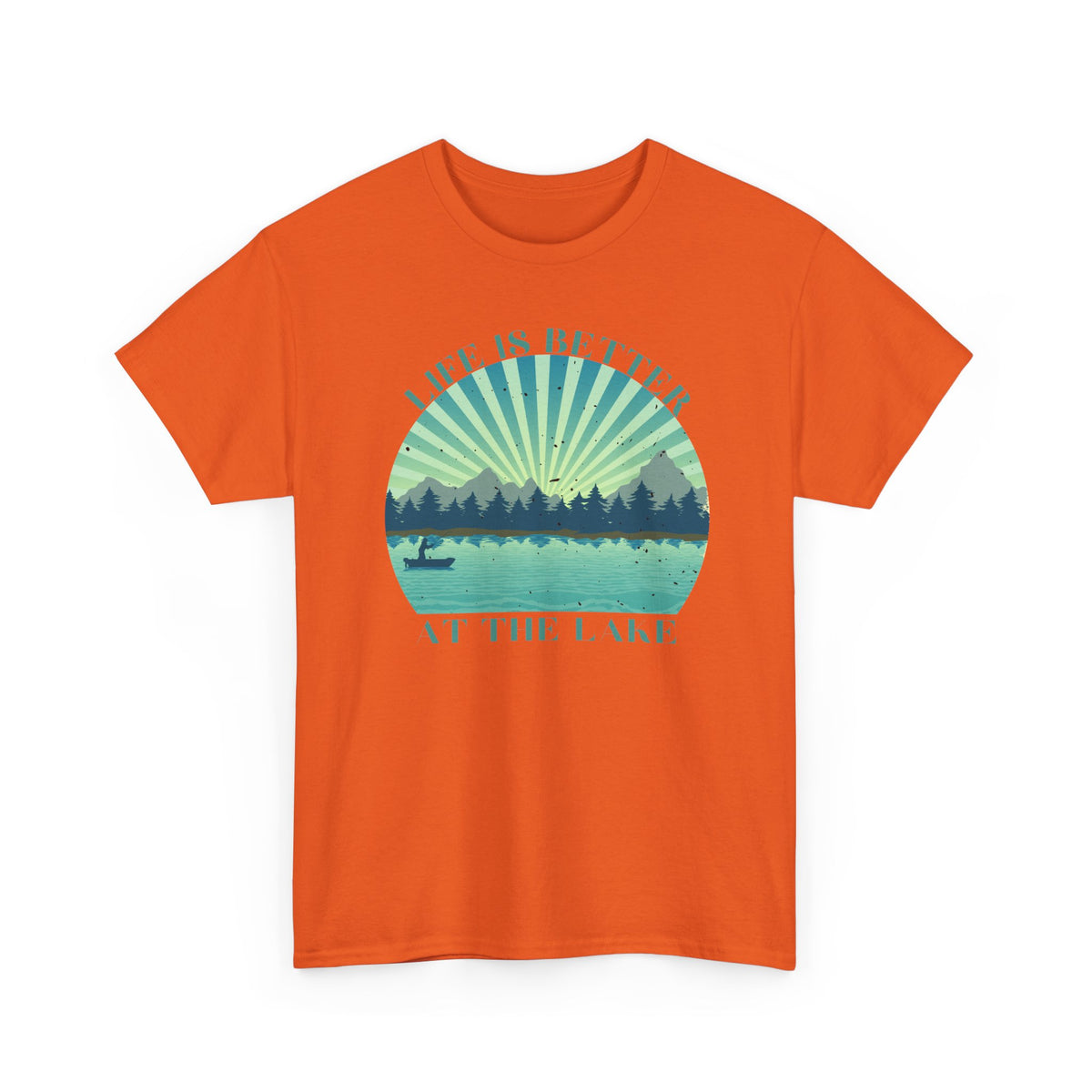 Life Is Better At The Lake Unisex Heavy Cotton Tee