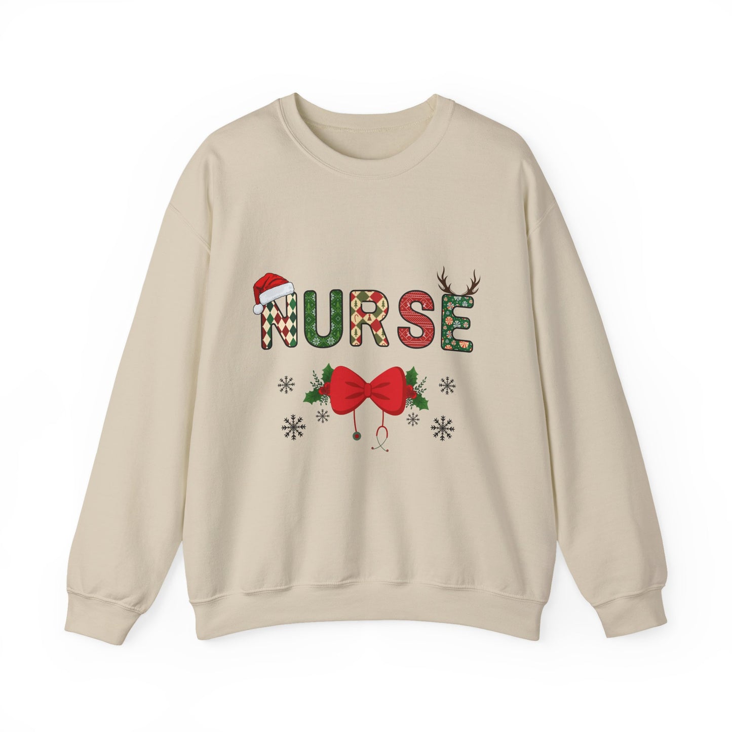 Nurse Christmas Unisex Heavy Blend™ Crewneck Sweatshirt