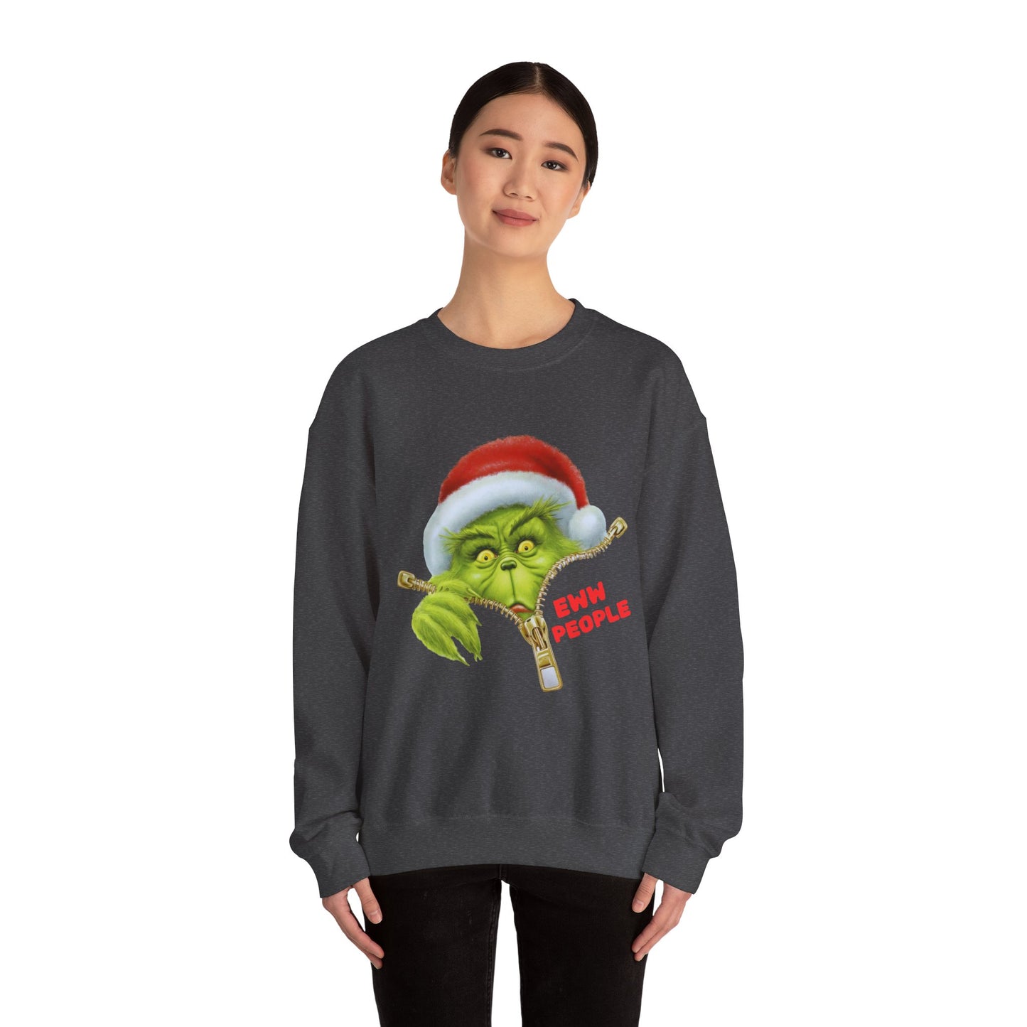 Eww People Grinch Unisex Heavy Blend™ Crewneck Sweatshirt