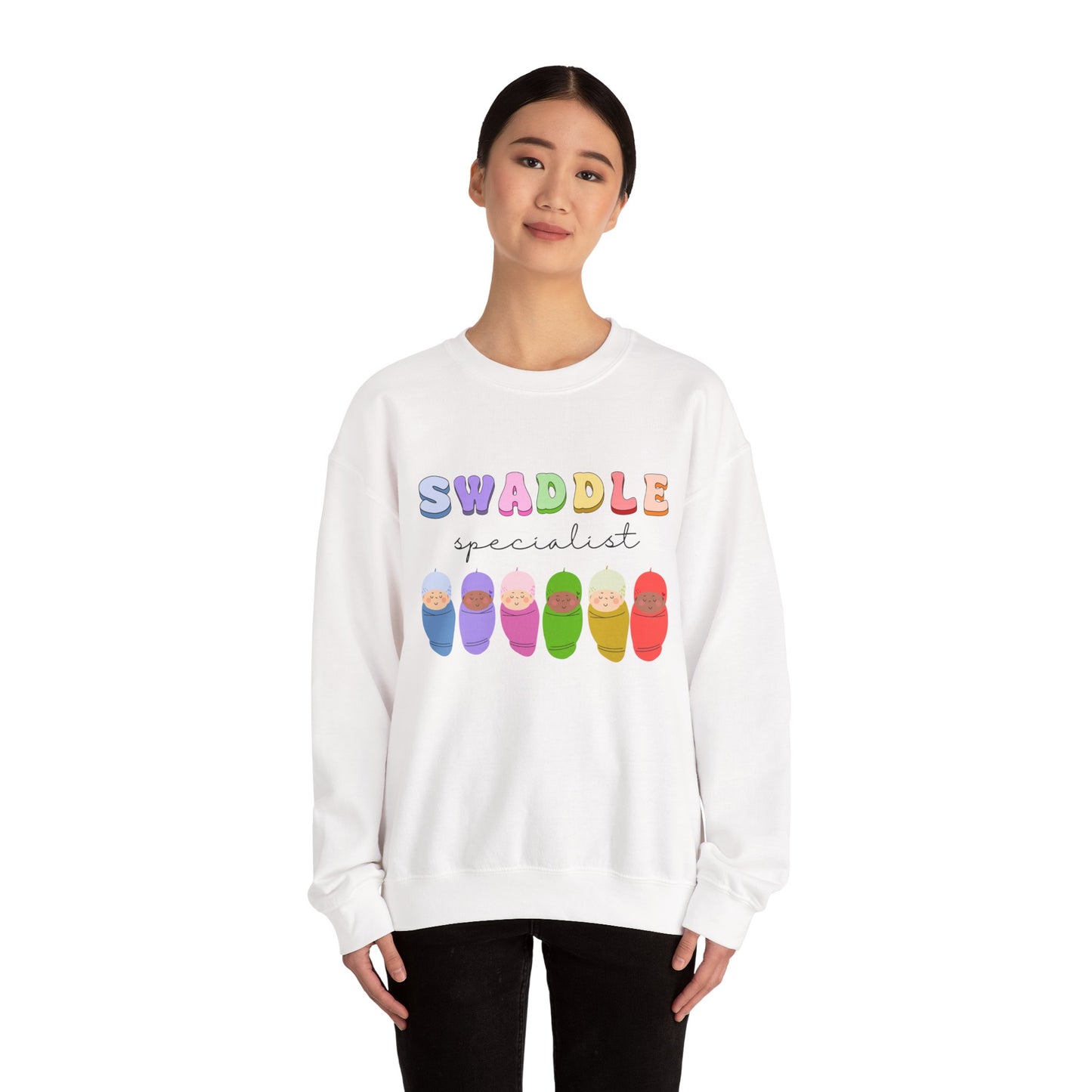 Swaddle Specialist  Unisex Heavy Blend™ Crewneck Sweatshirt