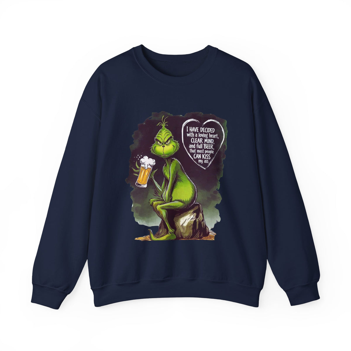 I Have Decided Grinch Unisex Heavy Blend™ Crewneck Sweatshirt