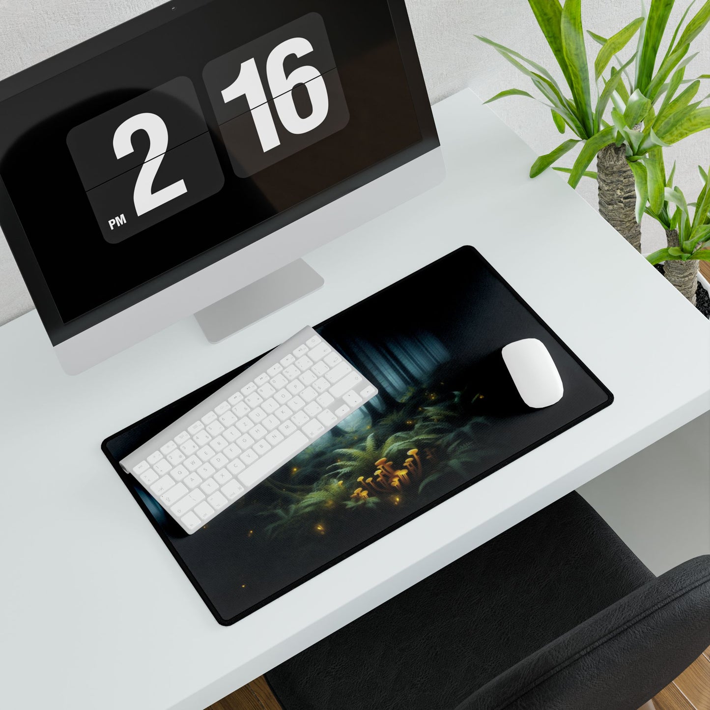 Silent Night Desk Mat