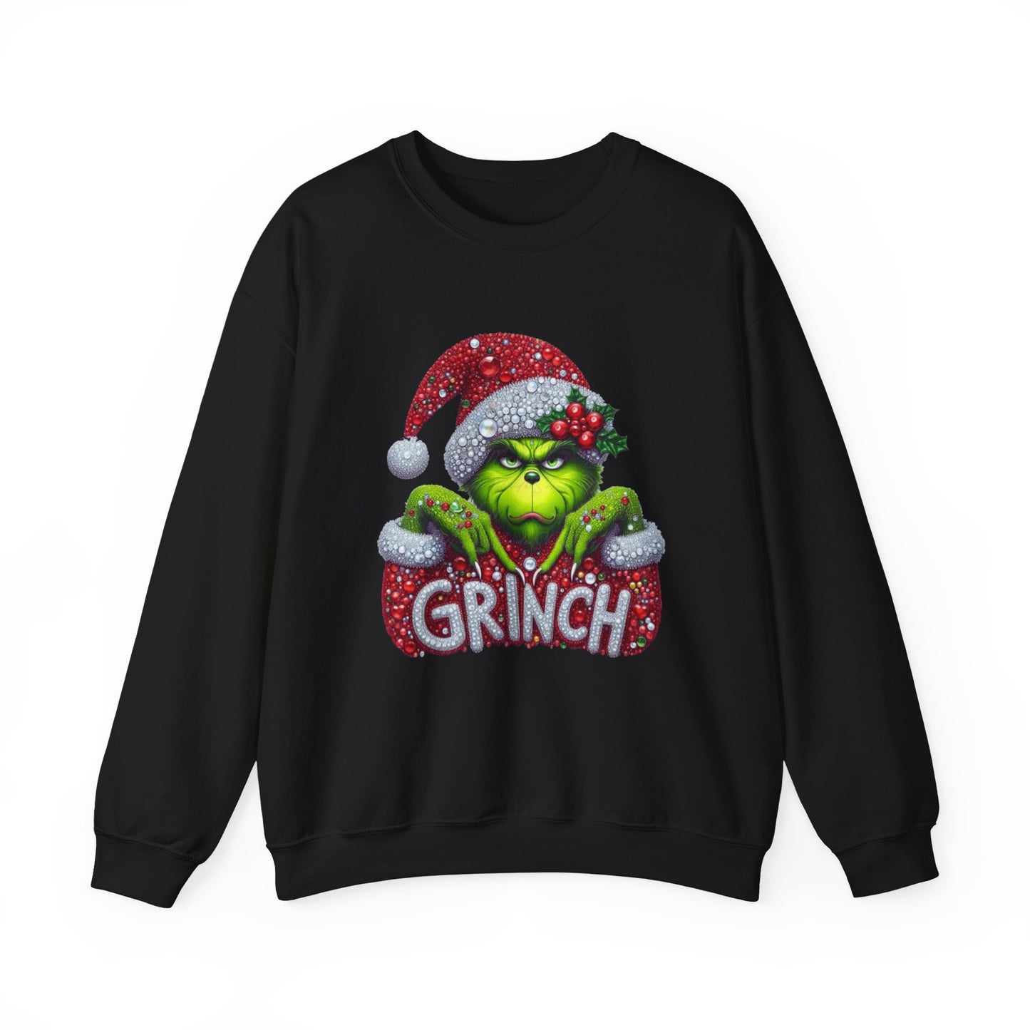 Glitter Grinch Unisex Heavy Blend™ Crewneck Sweatshirt