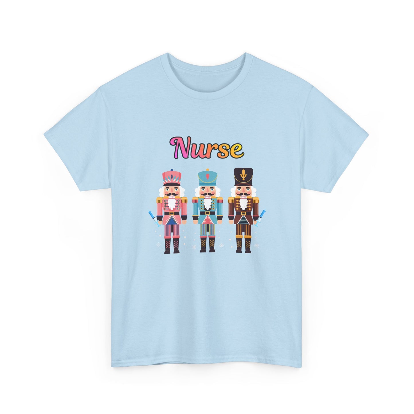 Nurse Nutcracker Unisex Heavy Cotton Tee