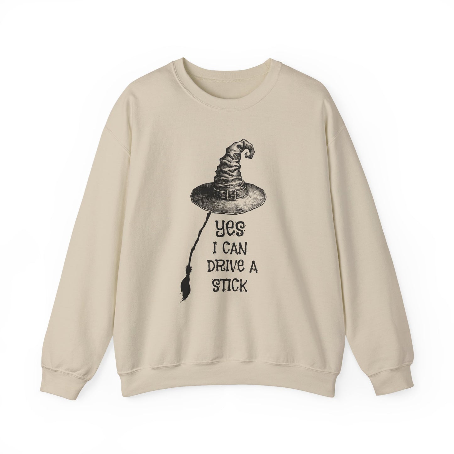 Yes I Can Drive A Stick Unisex Heavy Blend™ Crewneck Sweatshirt