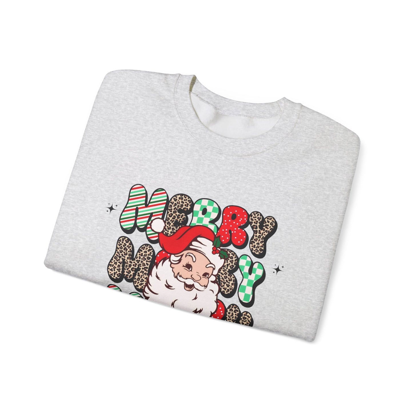Merry Merry Christmas Unisex Heavy Blend™ Crewneck Sweatshirt