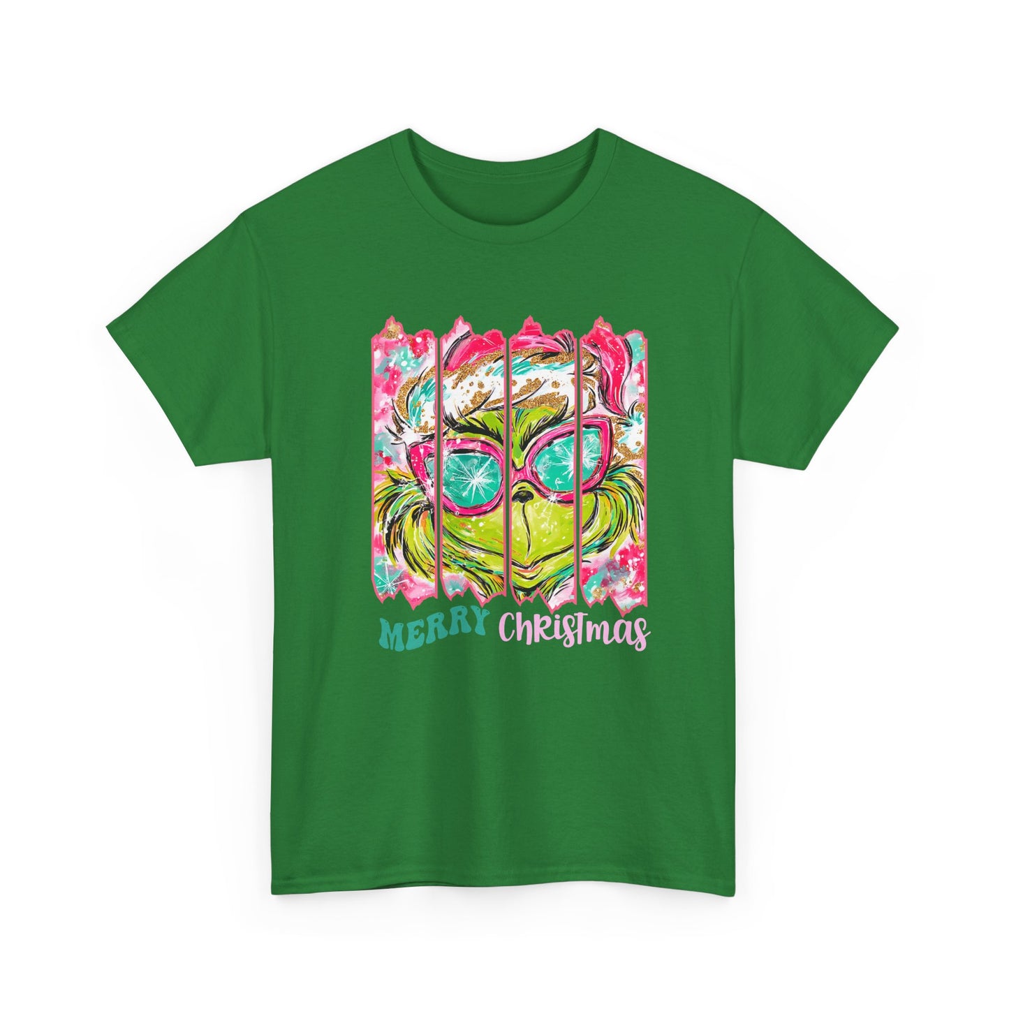 Merry Christmas Grinch Unisex Heavy Cotton Tee