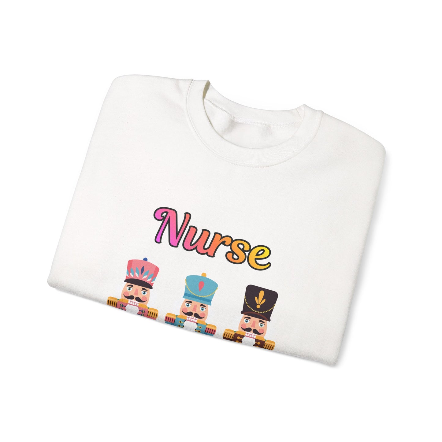 Nurse Nutcracker Unisex Heavy Blend™ Crewneck Sweatshirt