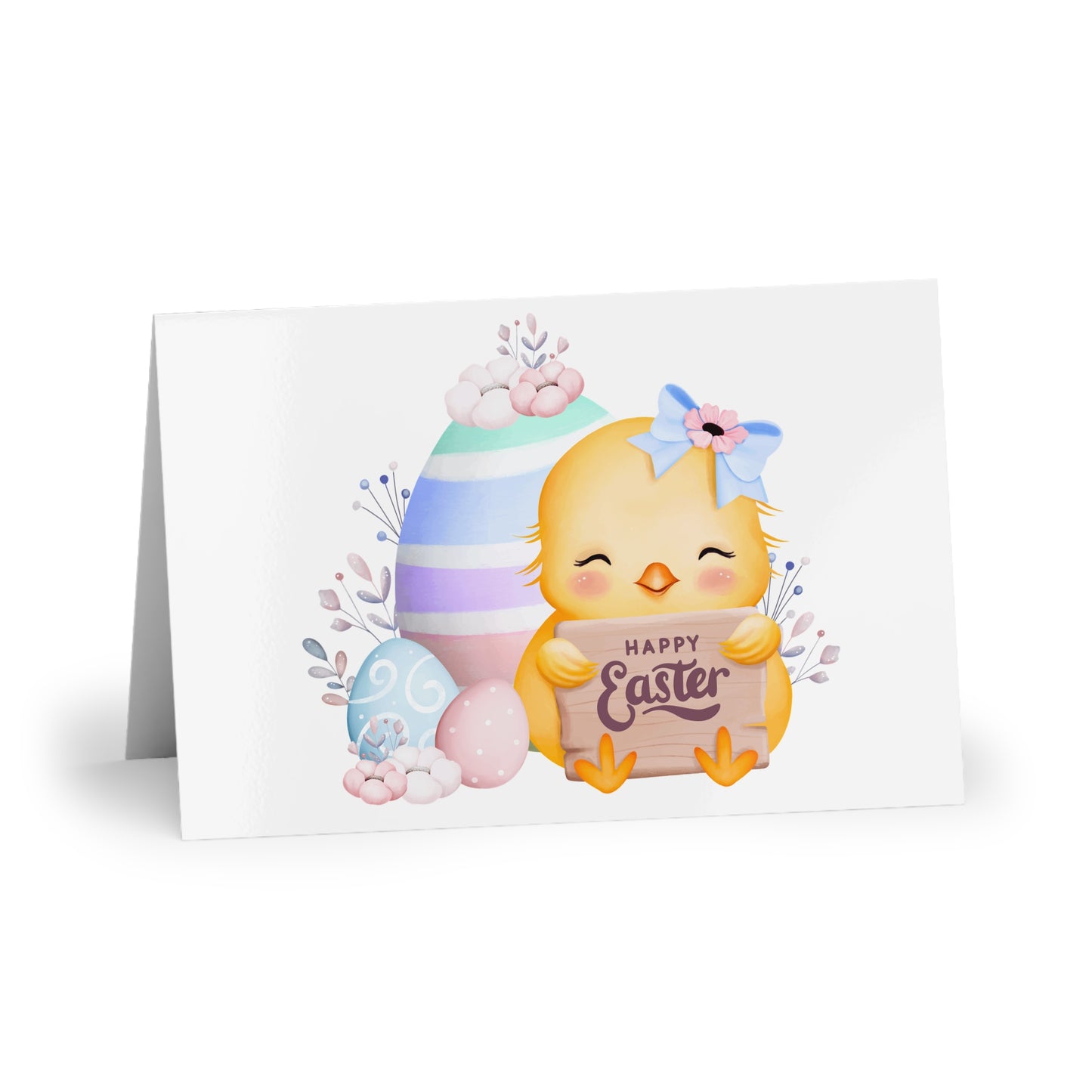 Chick Happy Easter Blank Greeting Card