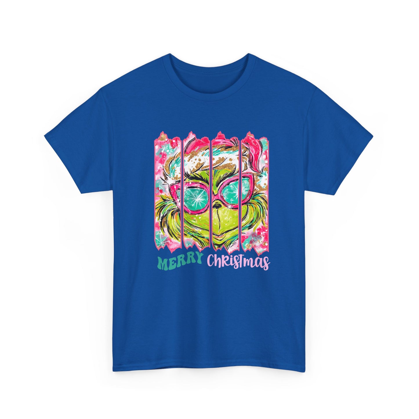 Merry Christmas Grinch Unisex Heavy Cotton Tee