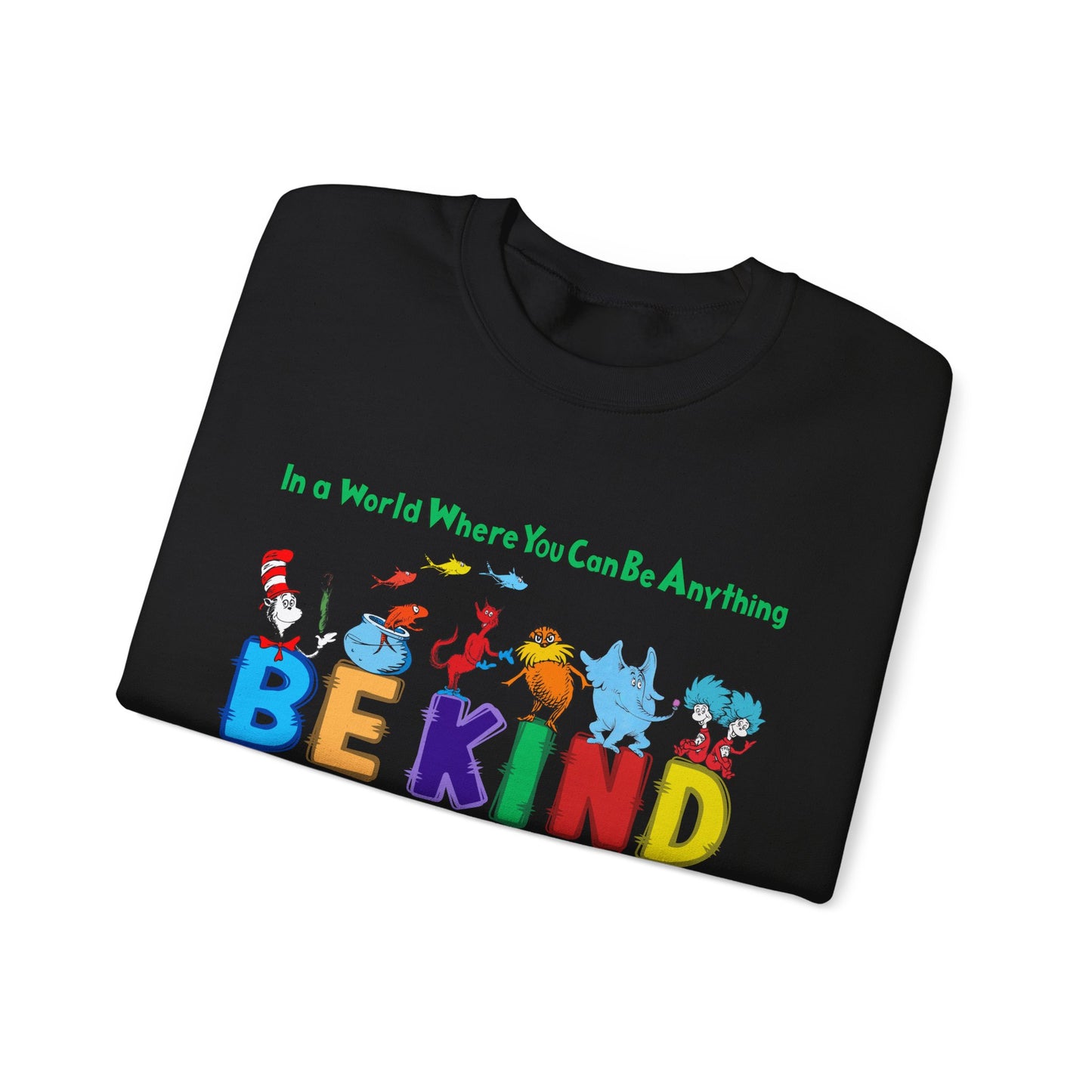 Be Kind Dr.Seuss Unisex Heavy Blend™ Crewneck Sweatshirt