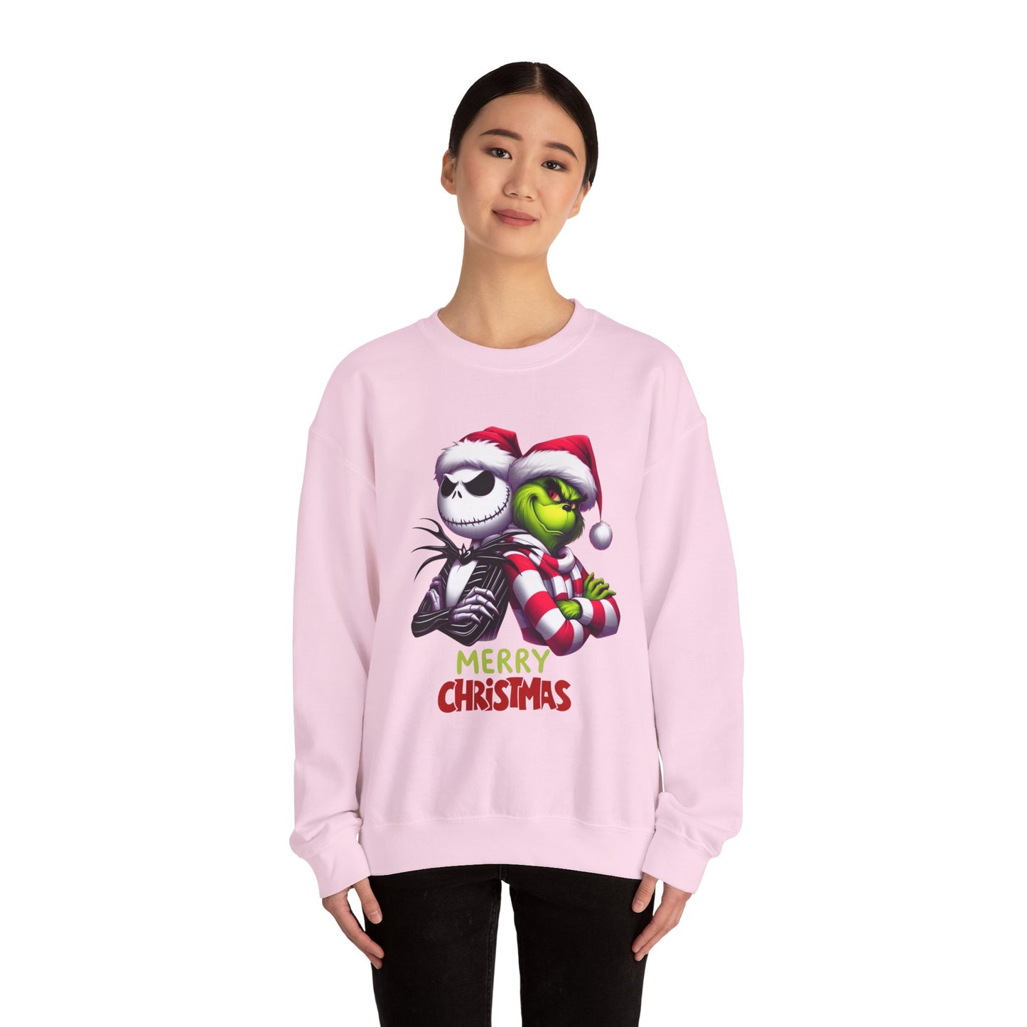 Merry Christmas Grinch Unisex Heavy Blend™ Crewneck Sweatshirt
