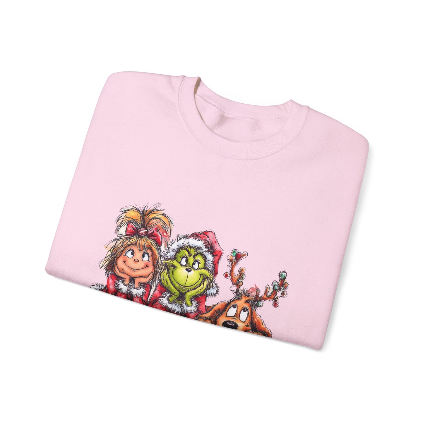 Tis The Season Grinch Unisex Heavy Blend™ Crewneck Sweatshirt