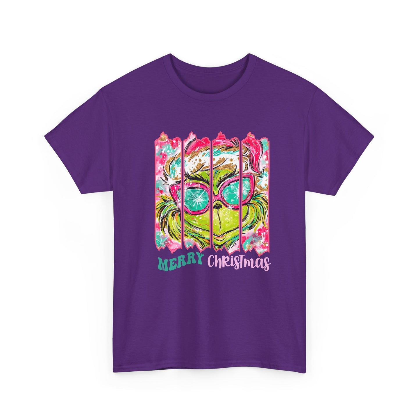 Merry Christmas Grinch Unisex Heavy Cotton Tee