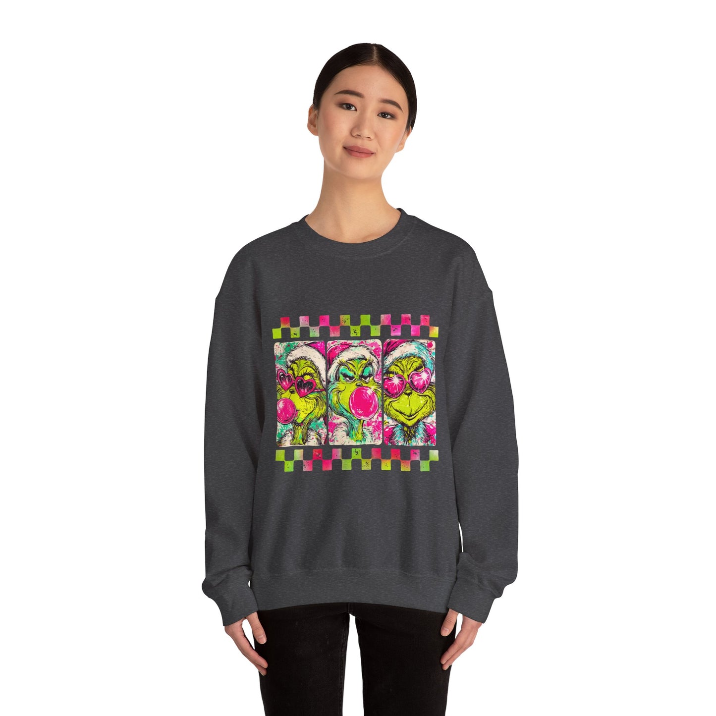 Pop Grinch Unisex Heavy Blend™ Crewneck Sweatshirt