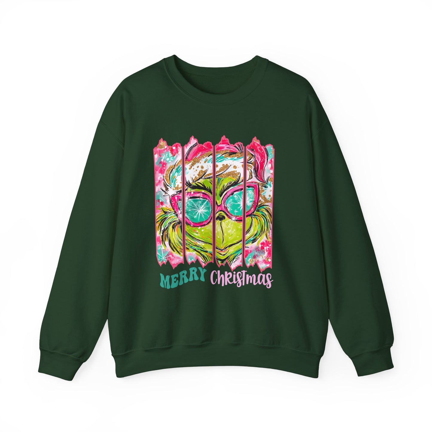 Merry Christmas Grinch Unisex Heavy Blend™ Crewneck Sweatshirt