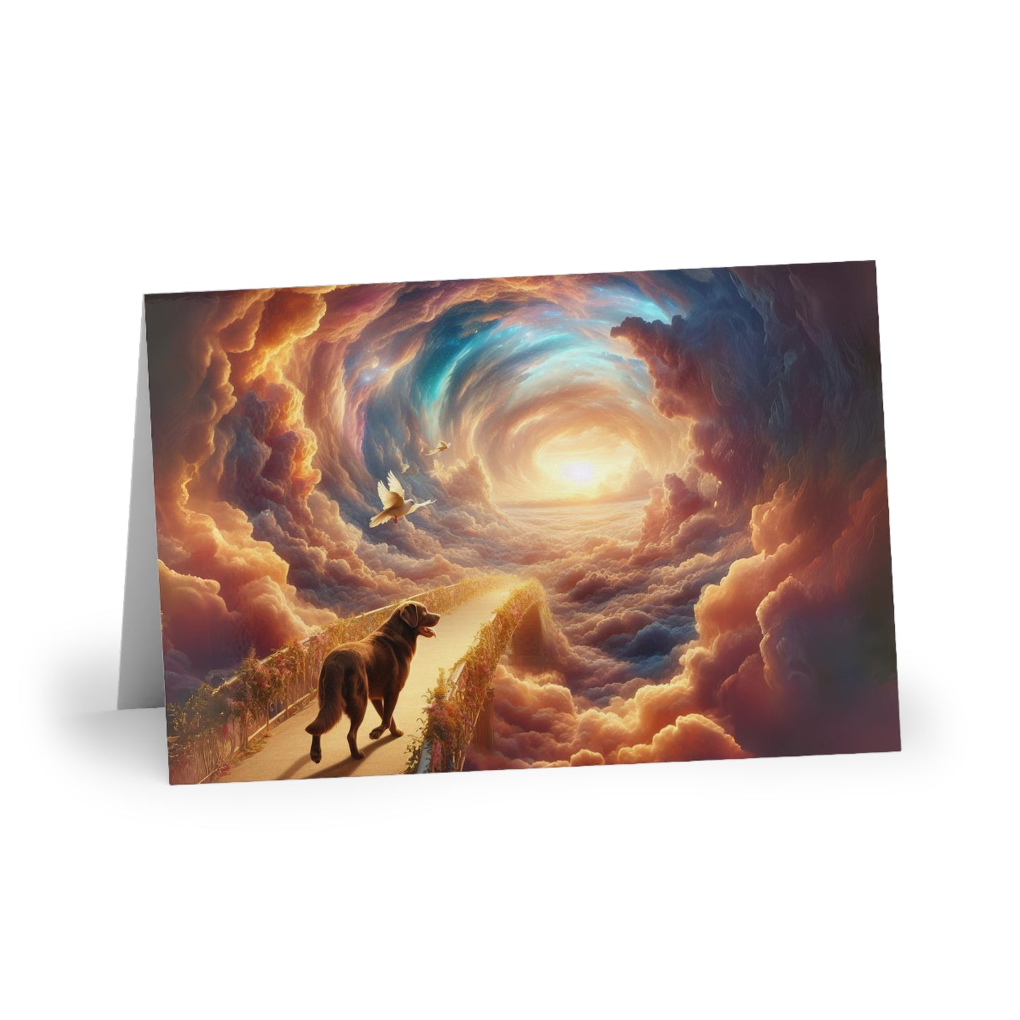 Dog Sympathy Greeting Cards (1 or 10-pcs)
