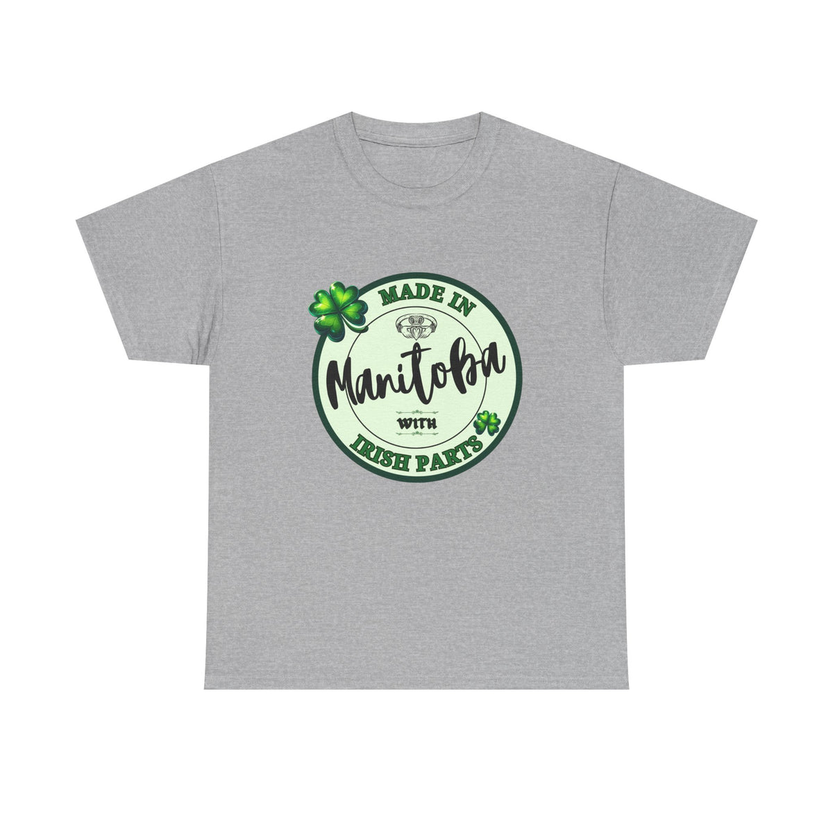 Made In Manitoba With Irish Parts Unisex Heavy Cotton Tee
