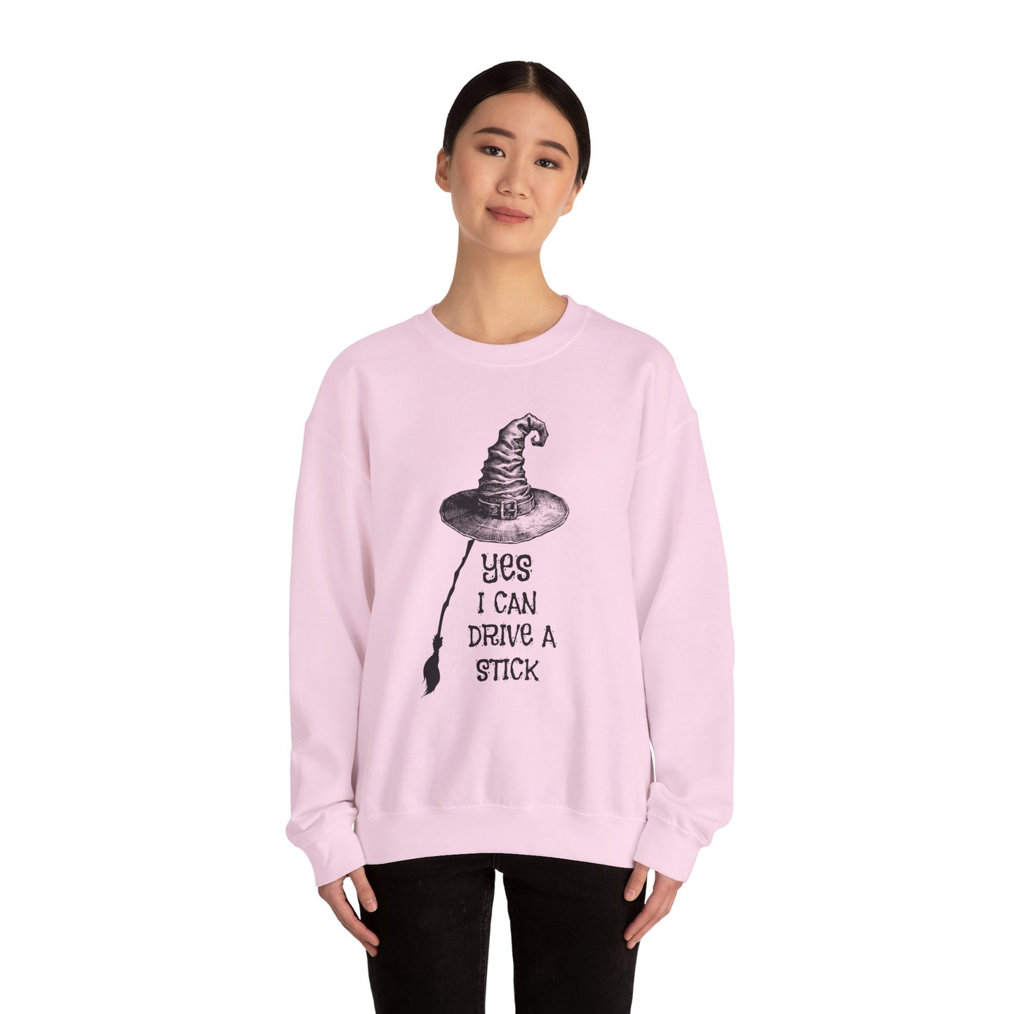Yes I Can Drive A Stick Unisex Heavy Blend™ Crewneck Sweatshirt