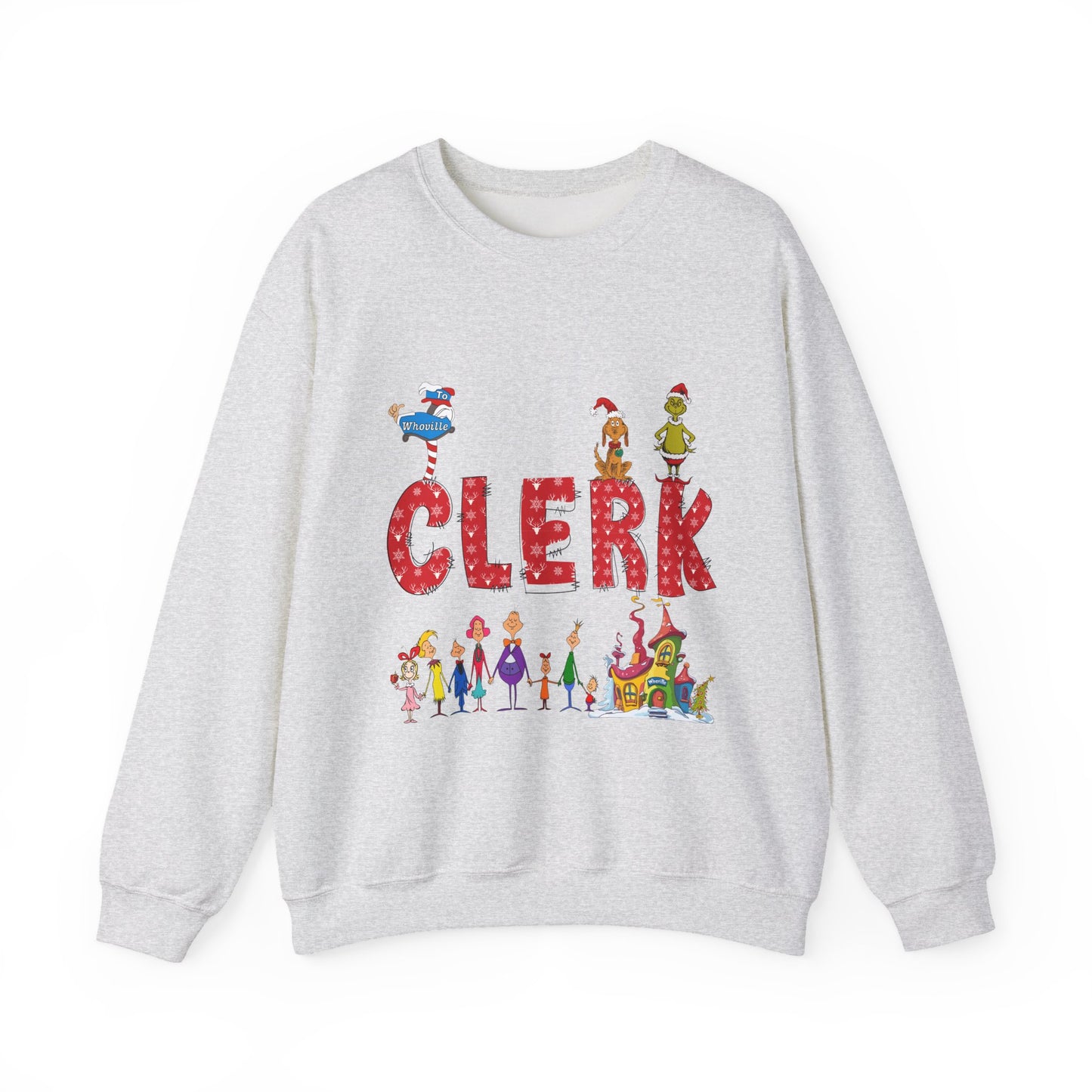 Clerk Grinch Unisex Heavy Blend™ Crewneck Sweatshirt