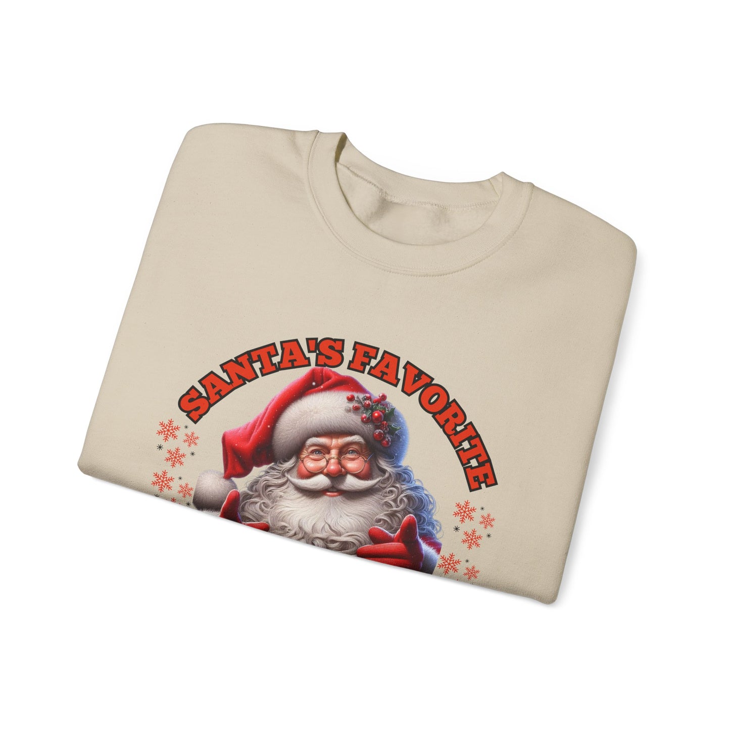 Santa's Favorite Nurse Unisex Heavy Blend™ Crewneck Sweatshirt