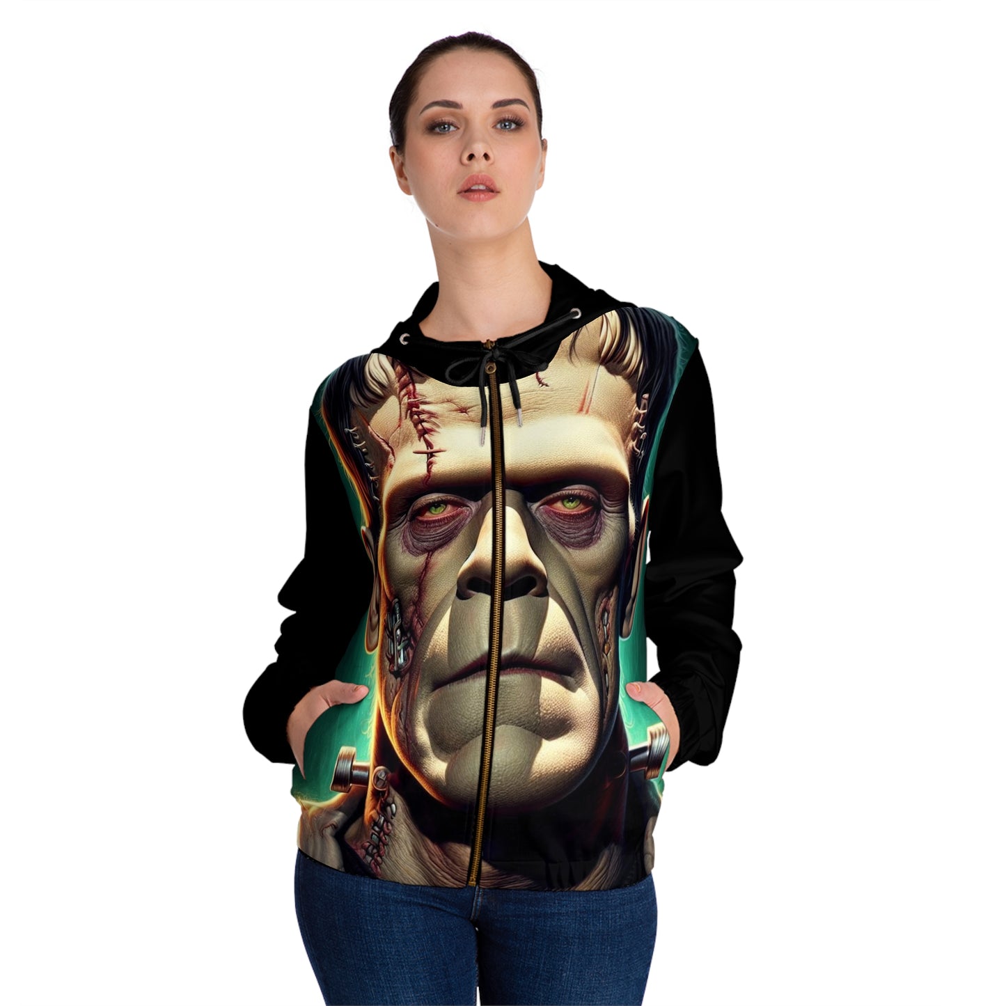 Frankenstein Women’s Full-Zip Hoodie