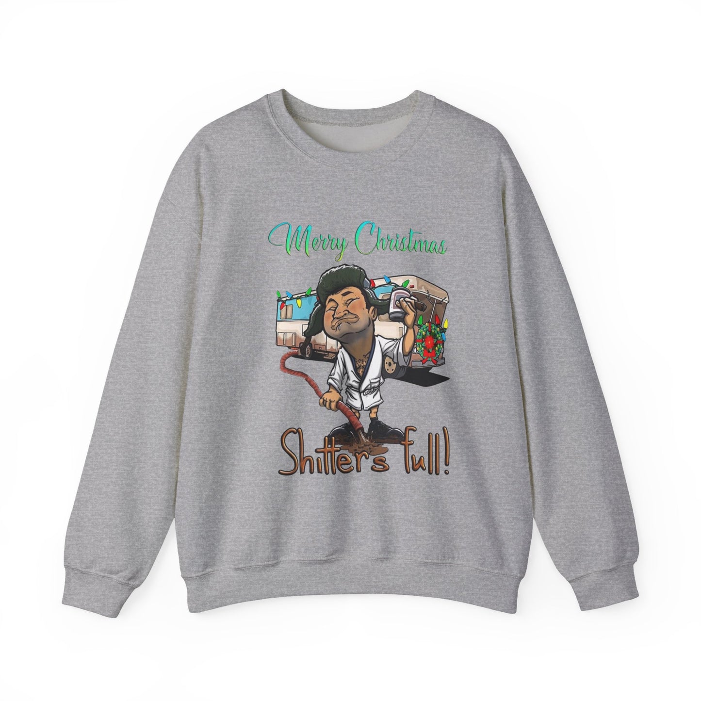 Merry Christmas Shitters Full! Unisex Heavy Blend™ Crewneck Sweatshirt