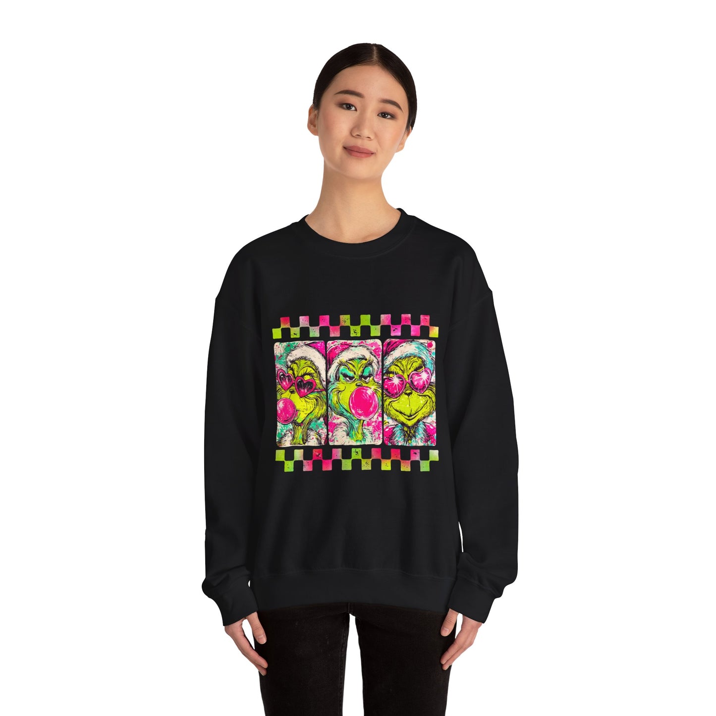 Pop Grinch Unisex Heavy Blend™ Crewneck Sweatshirt