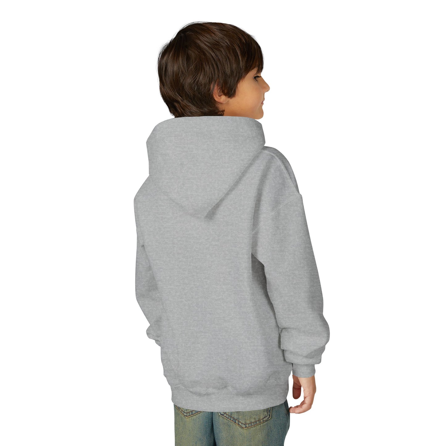 Merry Christmas Labubu Youth Heavy Blend Hooded Sweatshirt