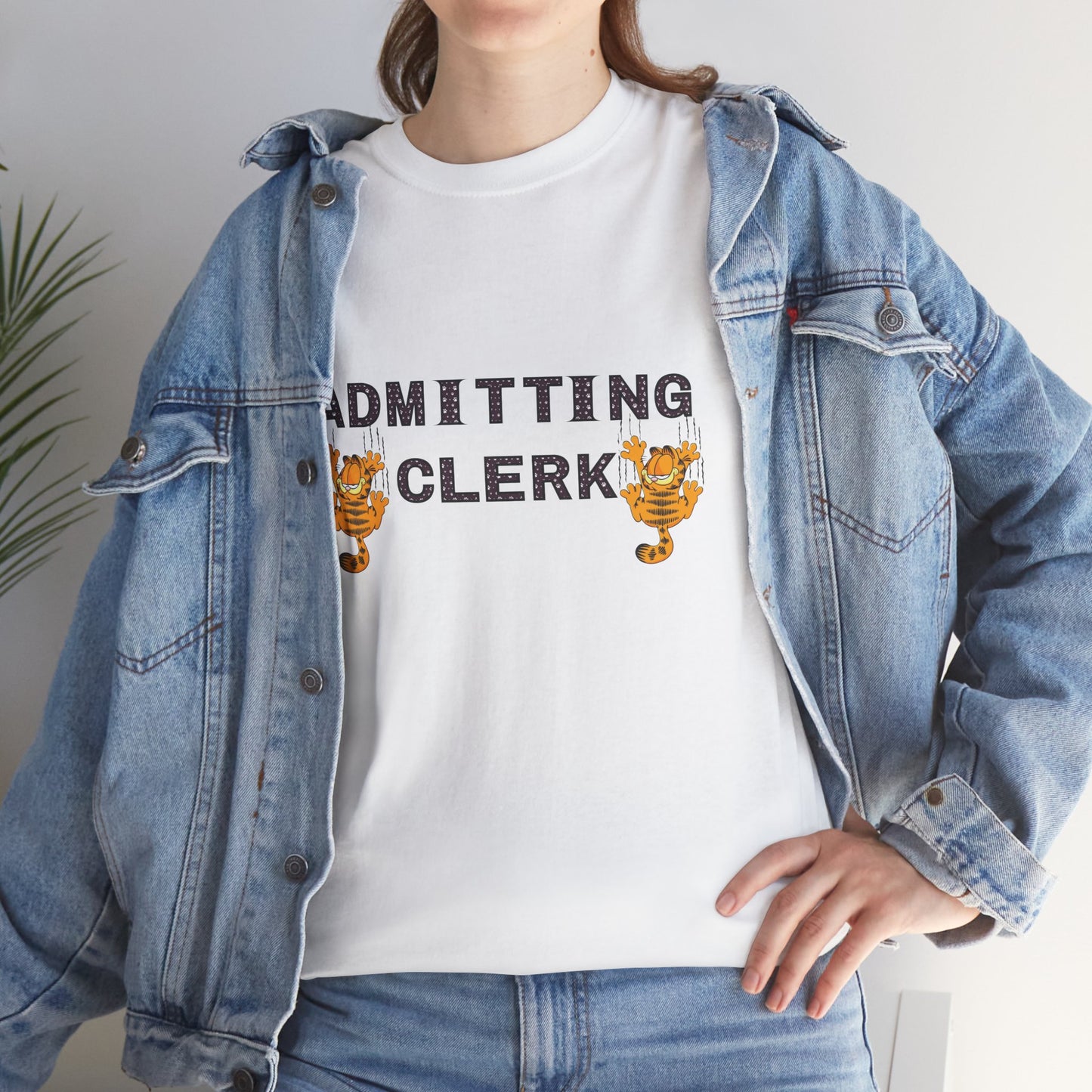 Garfield Admitting Clerk Cotton Tee