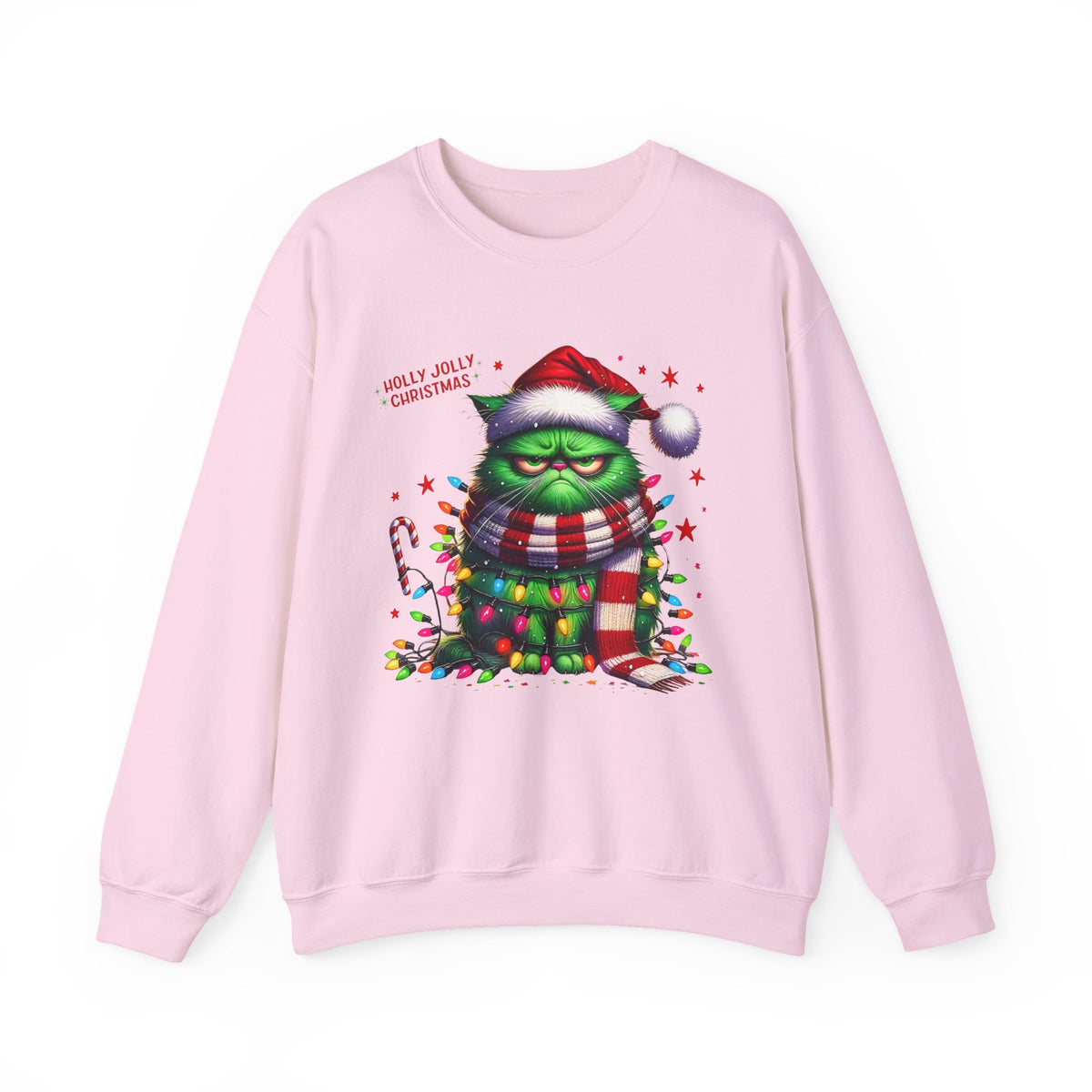Holly Jolly Christmas Unisex Heavy Blend™ Crewneck Sweatshirt
