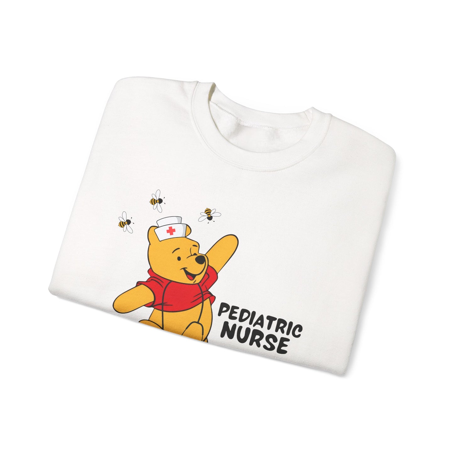 Pediatric Nurse Winnie Unisex Heavy Blend™ Crewneck Sweatshirt