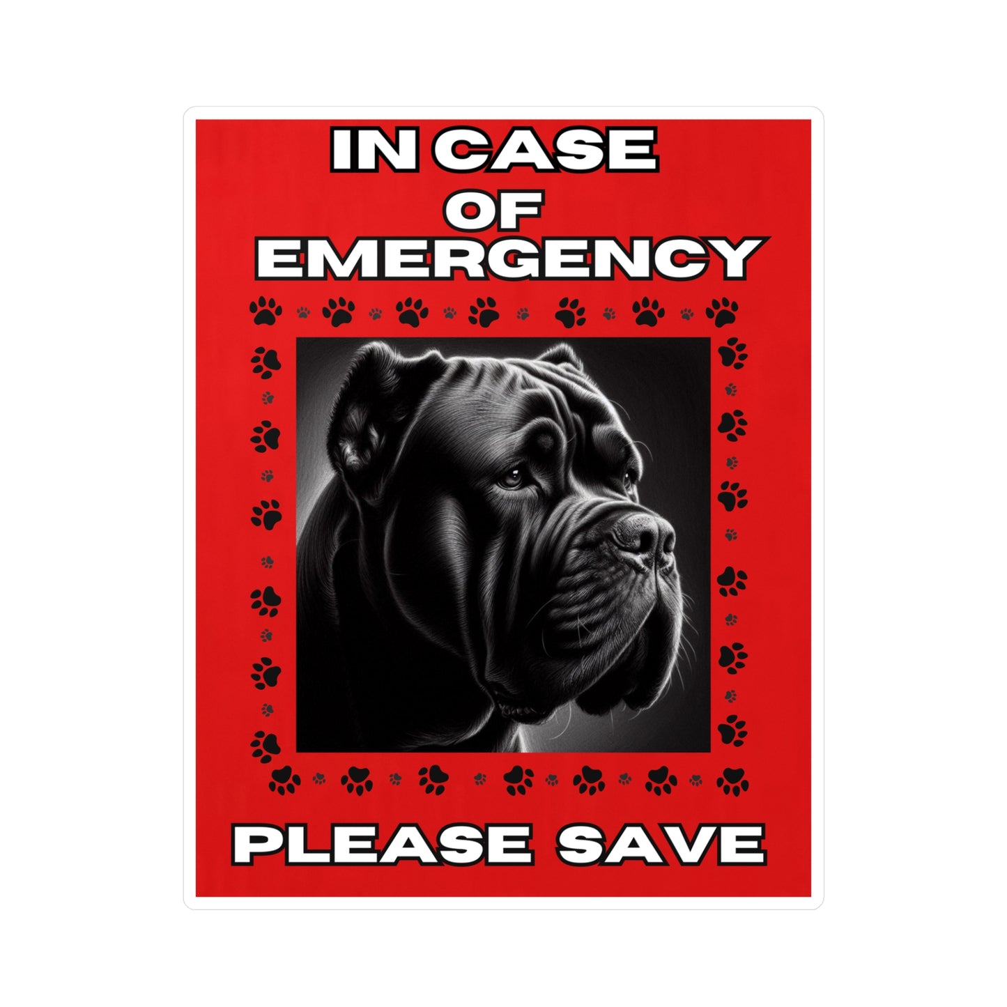 Pet Safety Rescue Vinyl Decal