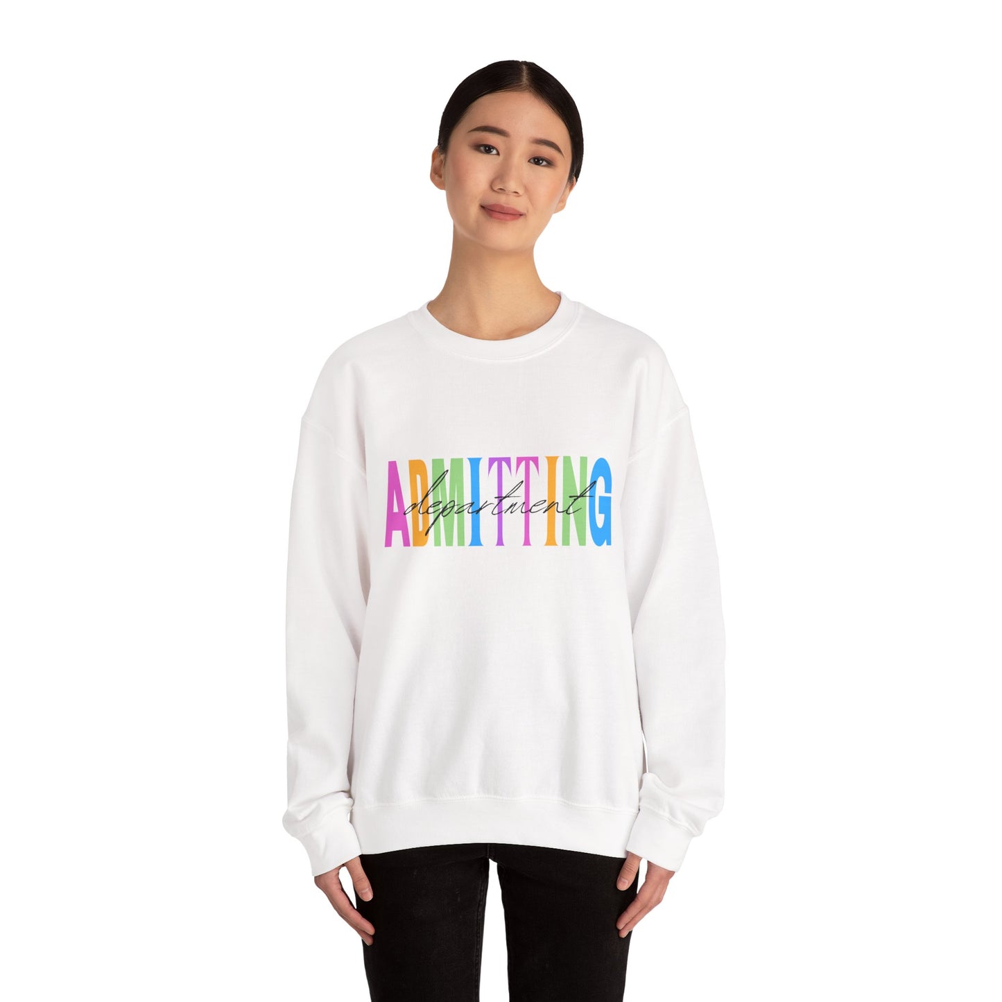 Admitting Department Unisex Heavy Blend™ Crewneck Sweatshirt