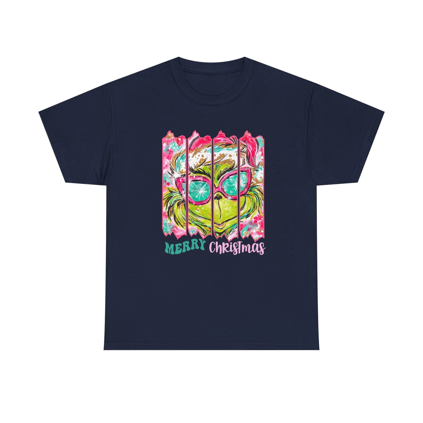 Merry Christmas Grinch Unisex Heavy Cotton Tee