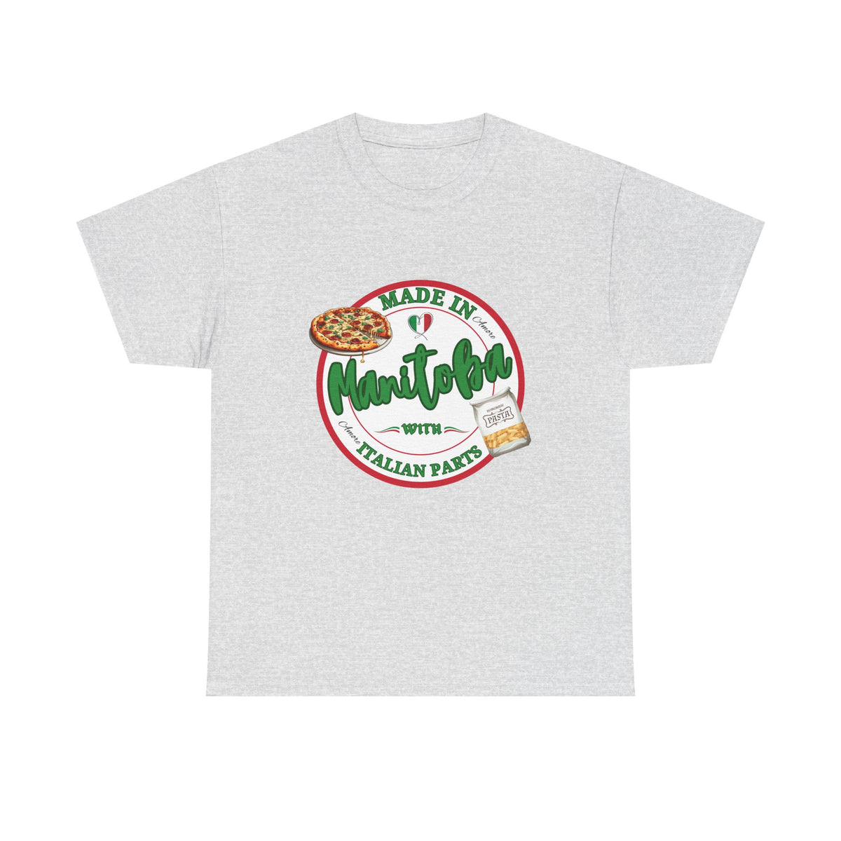 Made In Manitoba With Italian Parts Unisex Heavy Cotton Tee