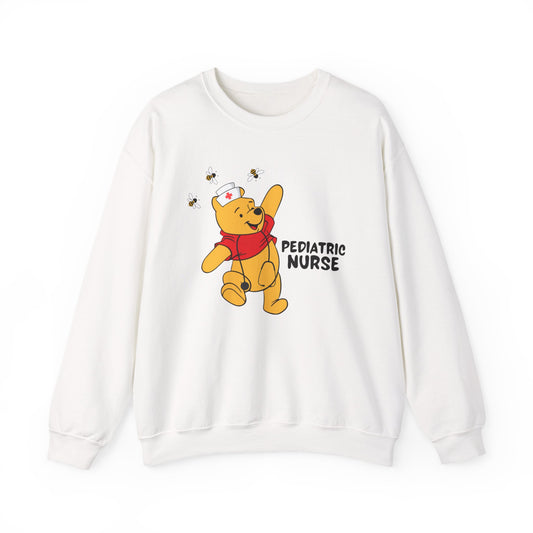 Pediatric Nurse Winnie Unisex Heavy Blend™ Crewneck Sweatshirt