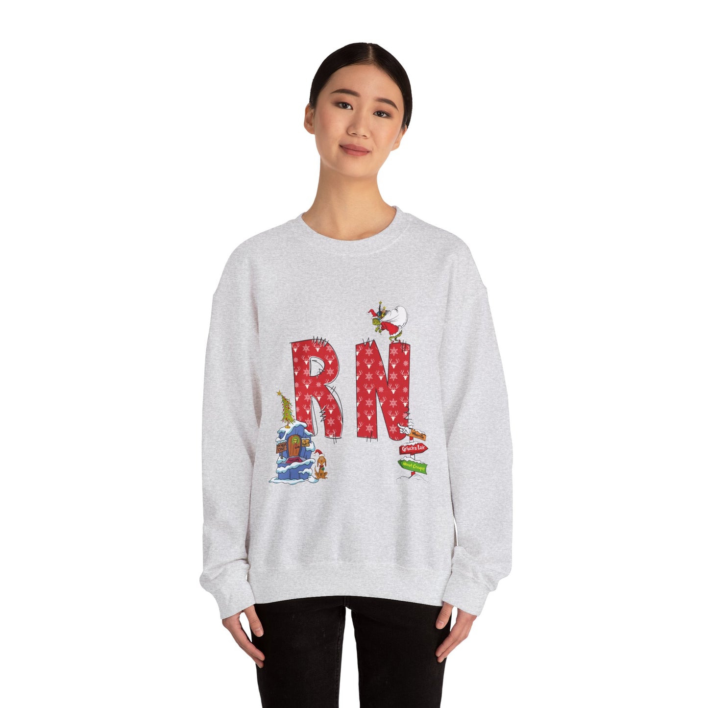 RN Grinch Unisex Heavy Blend™ Crewneck Sweatshirt