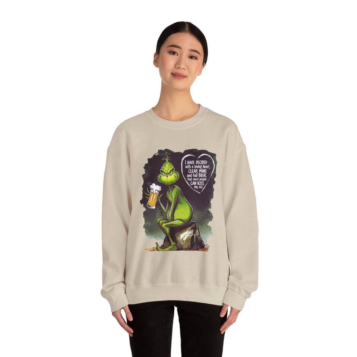 I Have Decided Grinch Unisex Heavy Blend™ Crewneck Sweatshirt