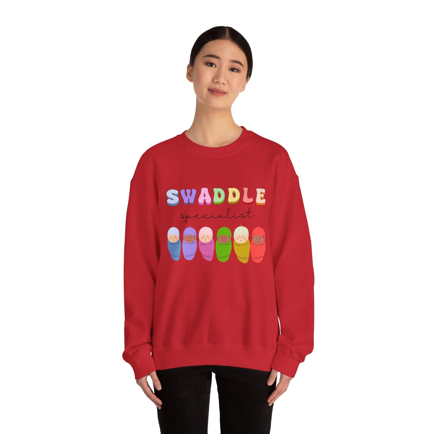 Swaddle Specialist  Unisex Heavy Blend™ Crewneck Sweatshirt
