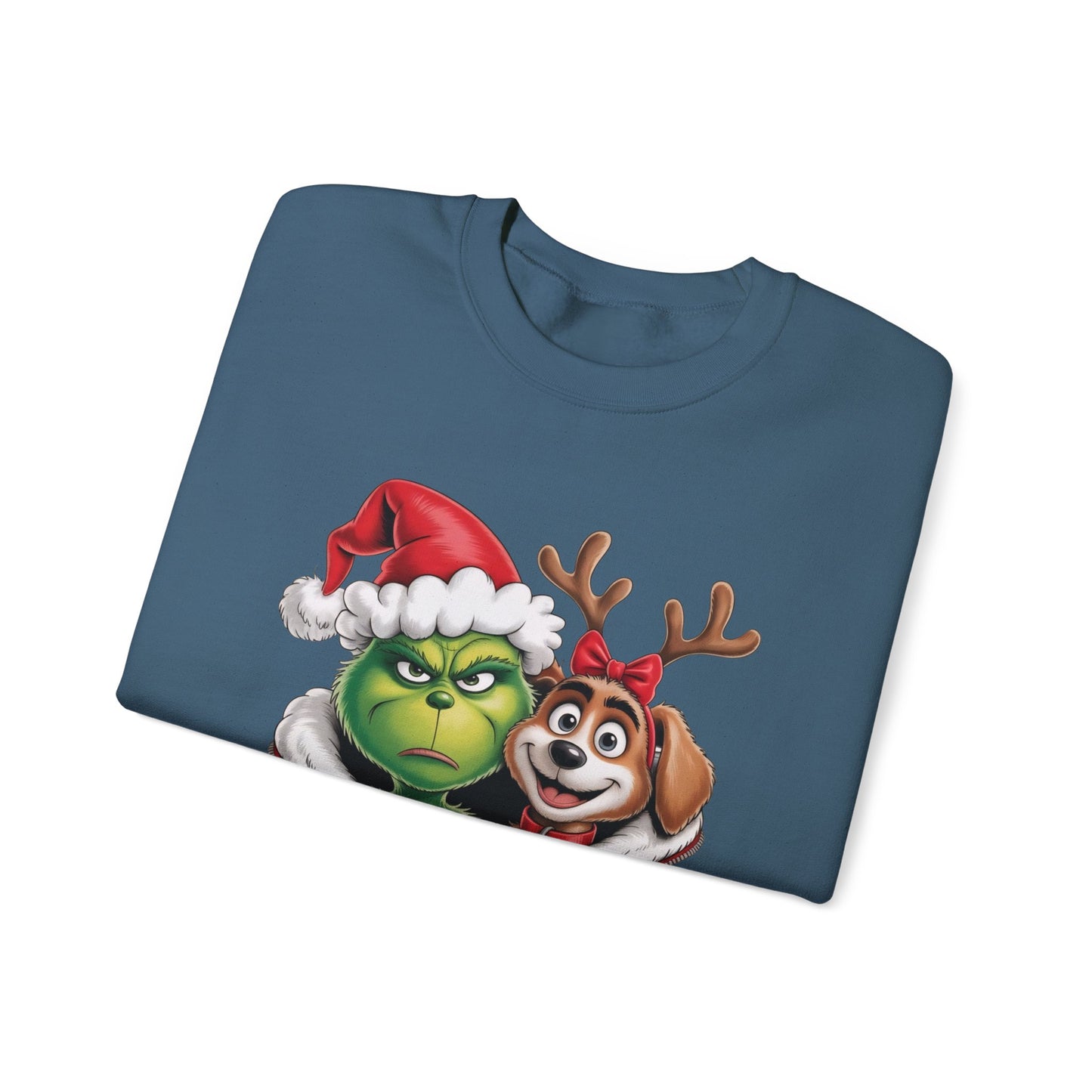 Social Interaction Grinch Unisex Heavy Blend™ Crewneck Sweatshirt