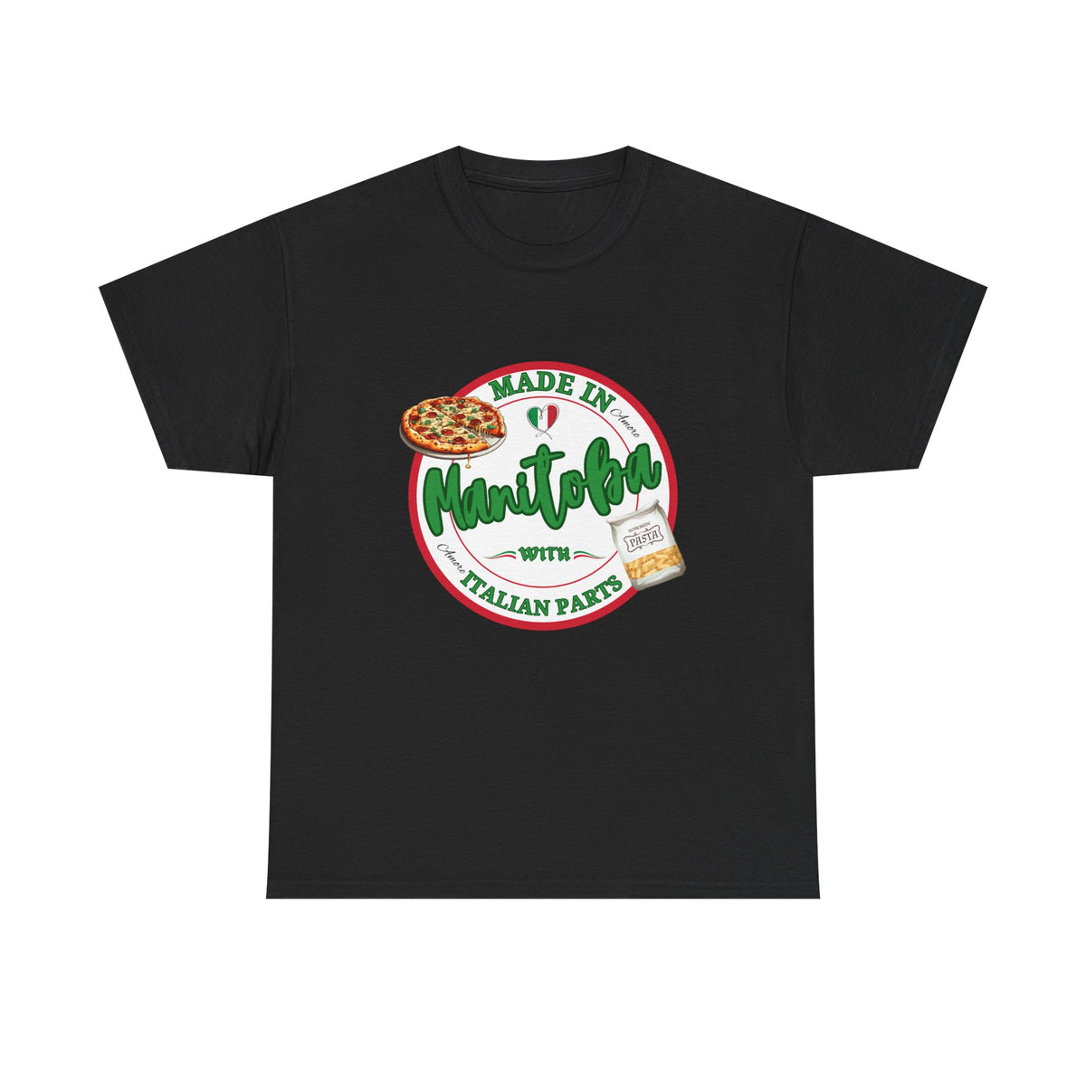 Made In Manitoba With Italian Parts Unisex Heavy Cotton Tee